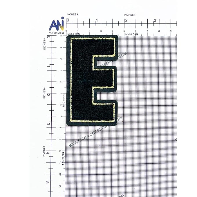 Letter C Hot fix Or Sew Patch