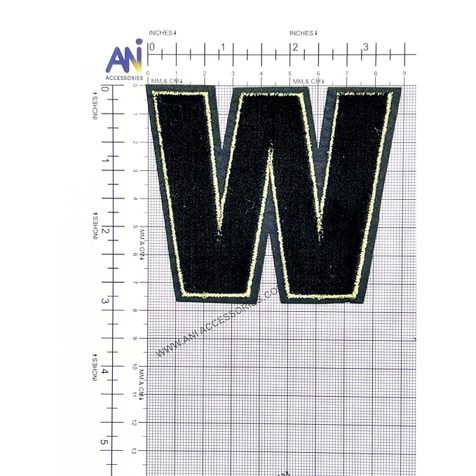 Letter C Hot fix Or Sew Patch