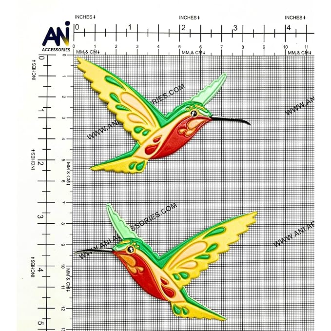 Hummingbird Harmony Heat Transfer Pvc Patch