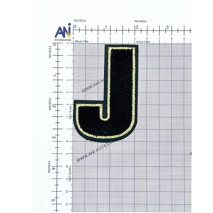 Letter C Hot fix Or Sew Patch