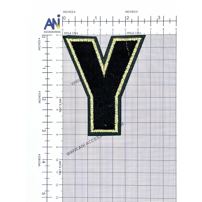 Letter C Hot fix Or Sew Patch