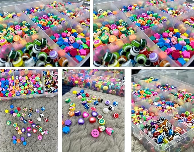 100 pcs Colorful Beads Kit for DIY Jewelry Making – Bracelets & Necklaces