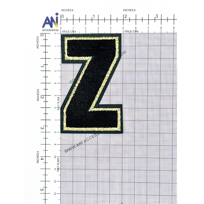 Letter C Hot fix Or Sew Patch