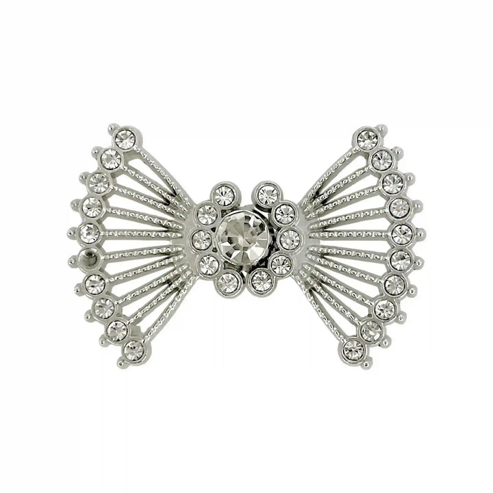 Vintage Style Crystal Rhinestone Metal Frog Closure Buttons