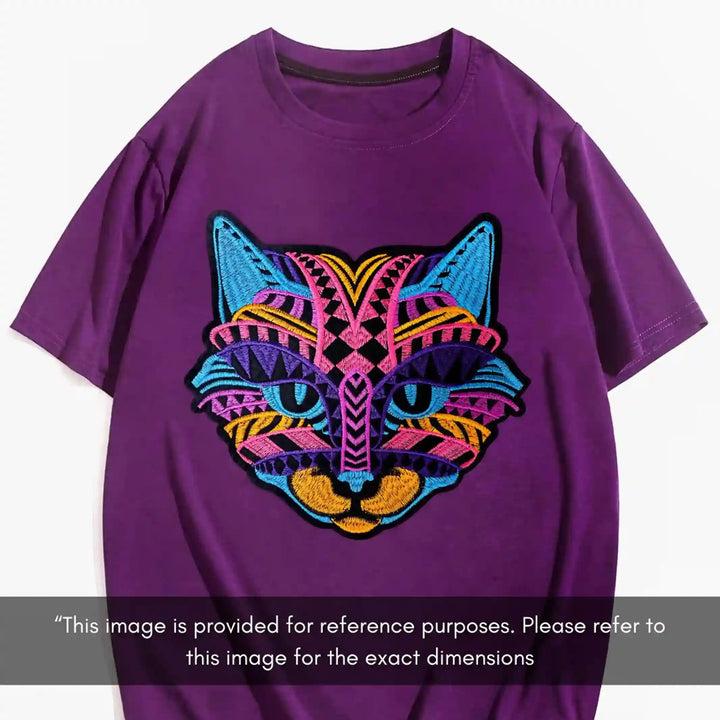 Huichol Inspired Kitty Patch