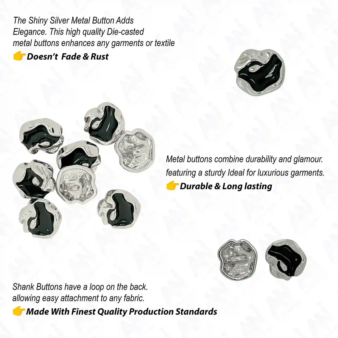 Freeform Inlaid 11mm Shirt Buttons