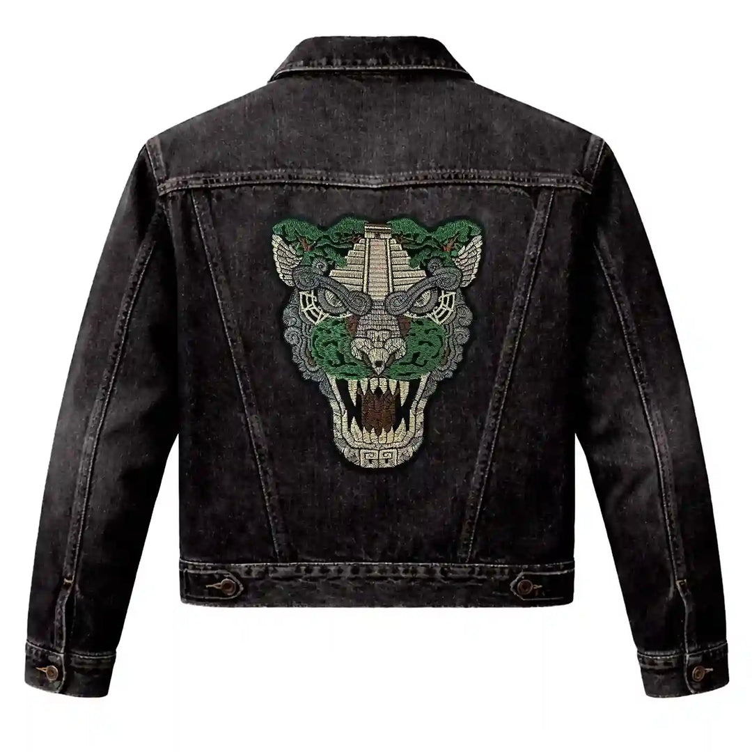 Chichen Itza Jaguar Head Patch