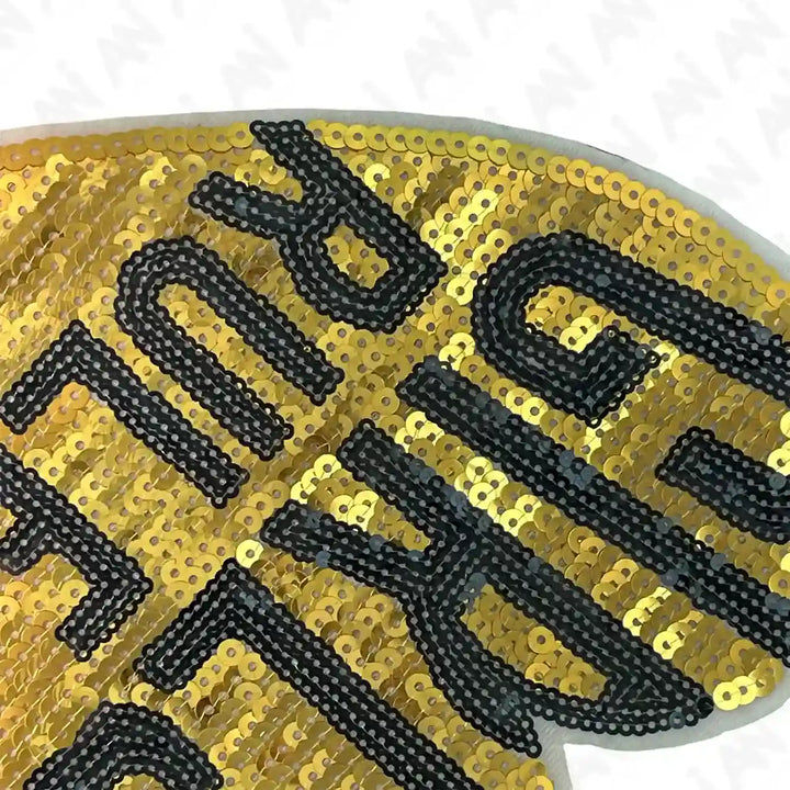 Sequins Girls Rule Patch