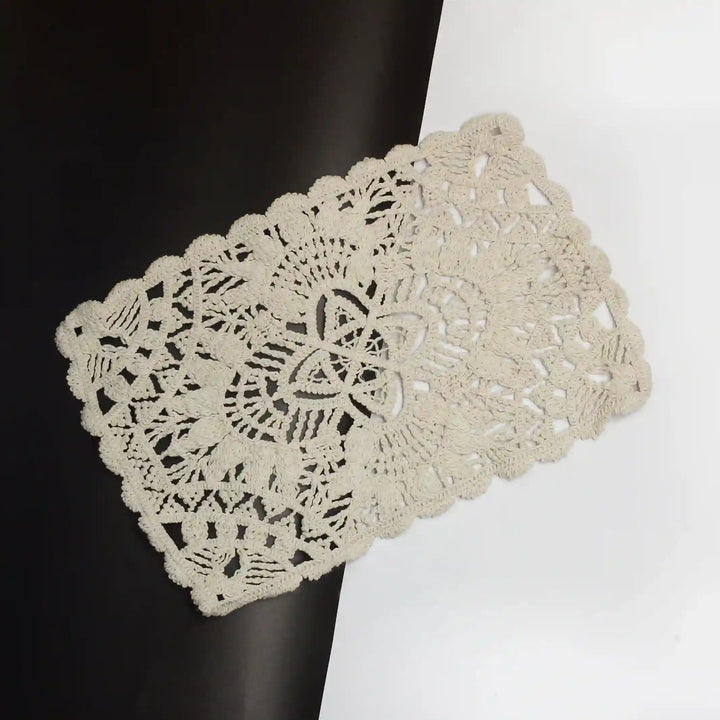 Rectangular Doily Appliqu Patch