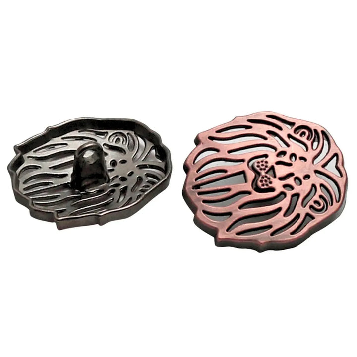 Laser Cut Lion Metal Buttons | 19mm(30L) & 24mm(38L)