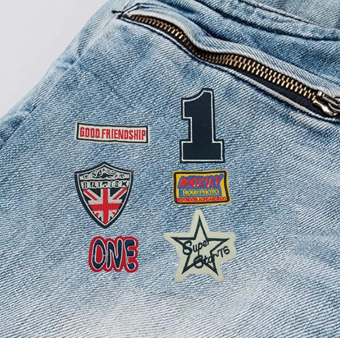 Embroidered Text and Icon Patches