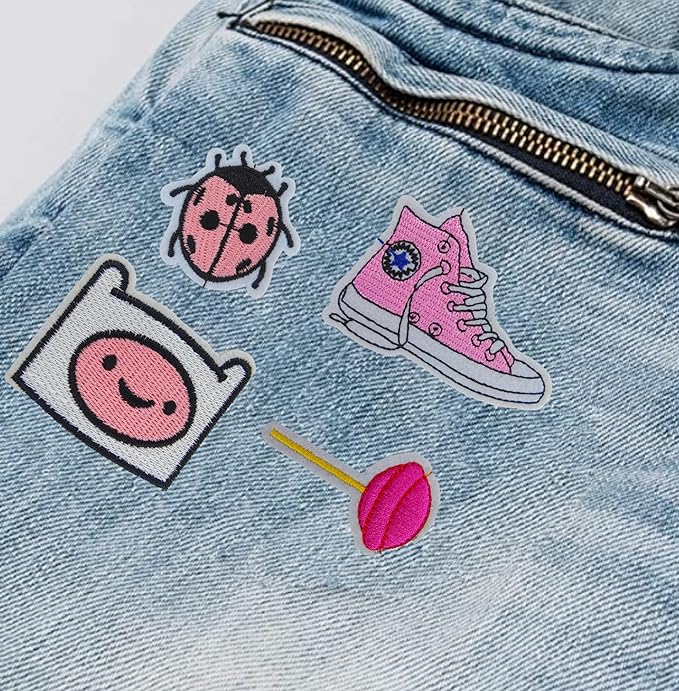 Embroidered Cute Icon Patches Set