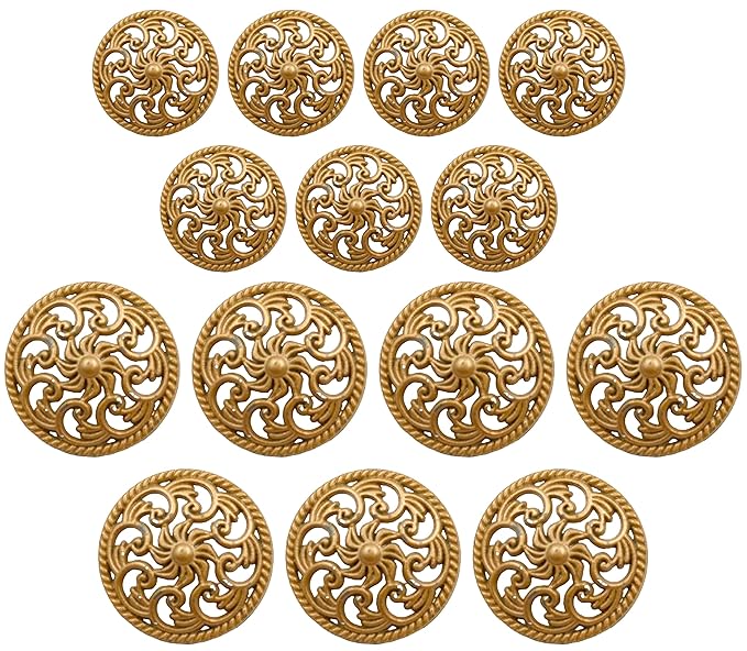 Antique Filigree Swirl Buttons