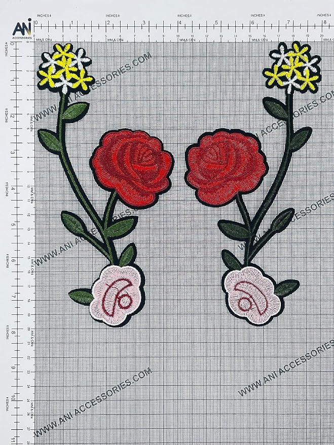 Blossom Cascade Hot-Fix or Sew Patch