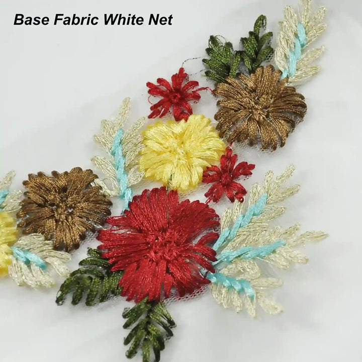 Leafy Floral Patches