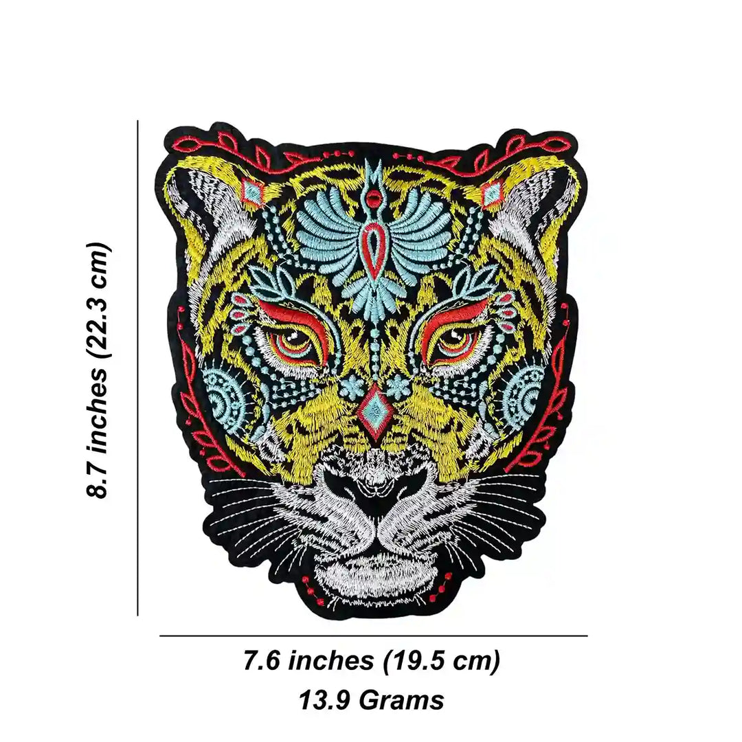 Spirit Jaguar Totem Head Patch