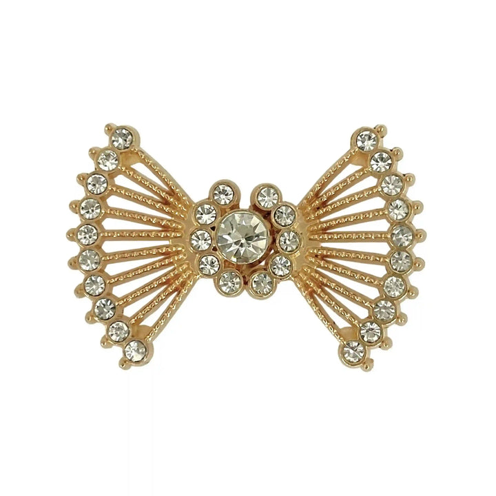 Vintage Style Crystal Rhinestone Metal Frog Closure Buttons