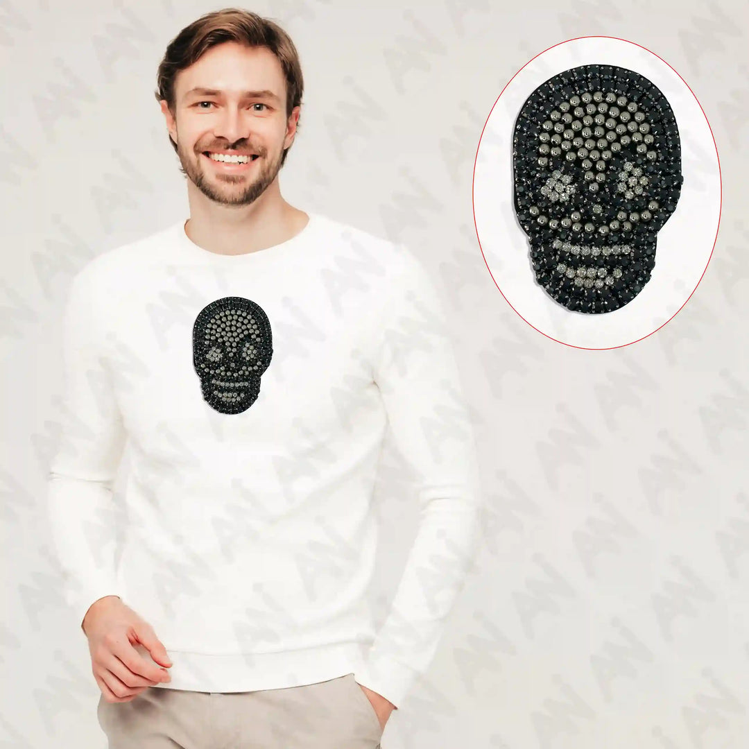 Skull Beads Patch