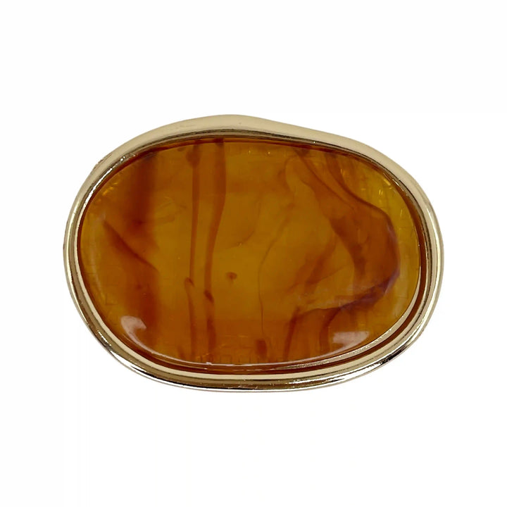 Vintage Marble Oval Buckle