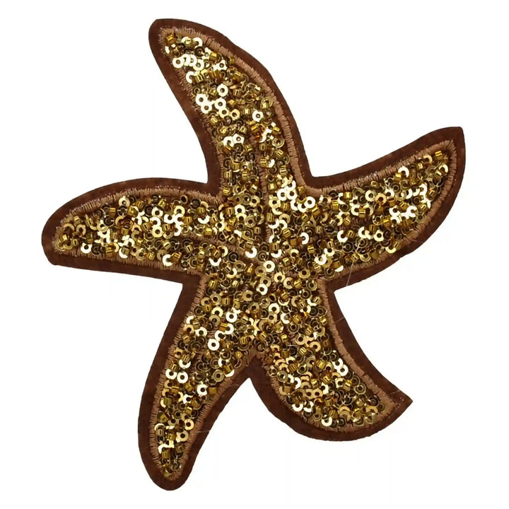 Sequins Star Fish Sew Patch