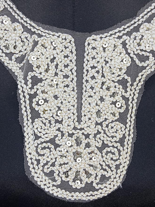 Exquisite Rope Style Lace Yoke