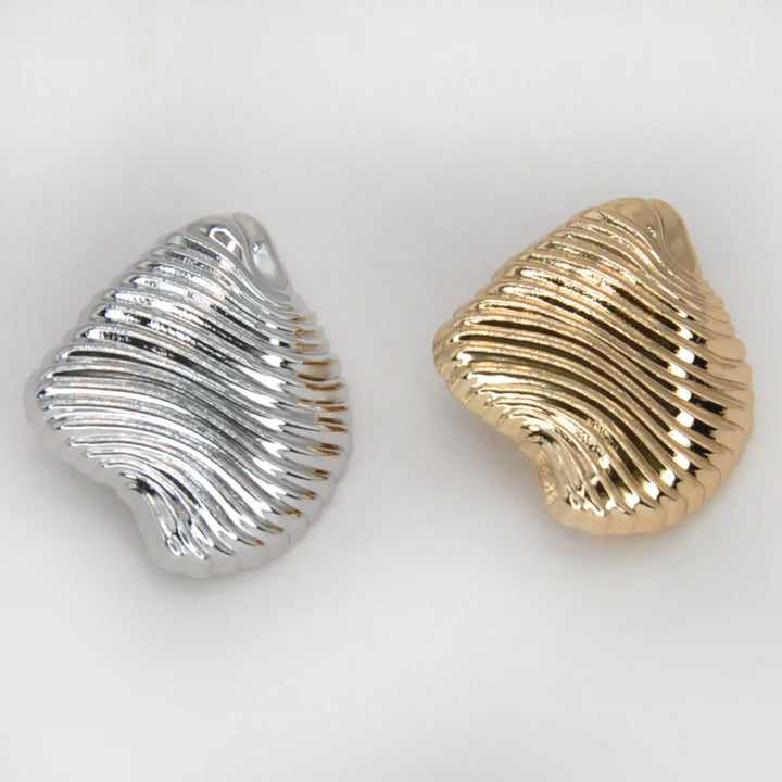 Sea Inspired Shell Metal Buttons | 20mm(32L), 25mm(40L) & 30mm(48L)