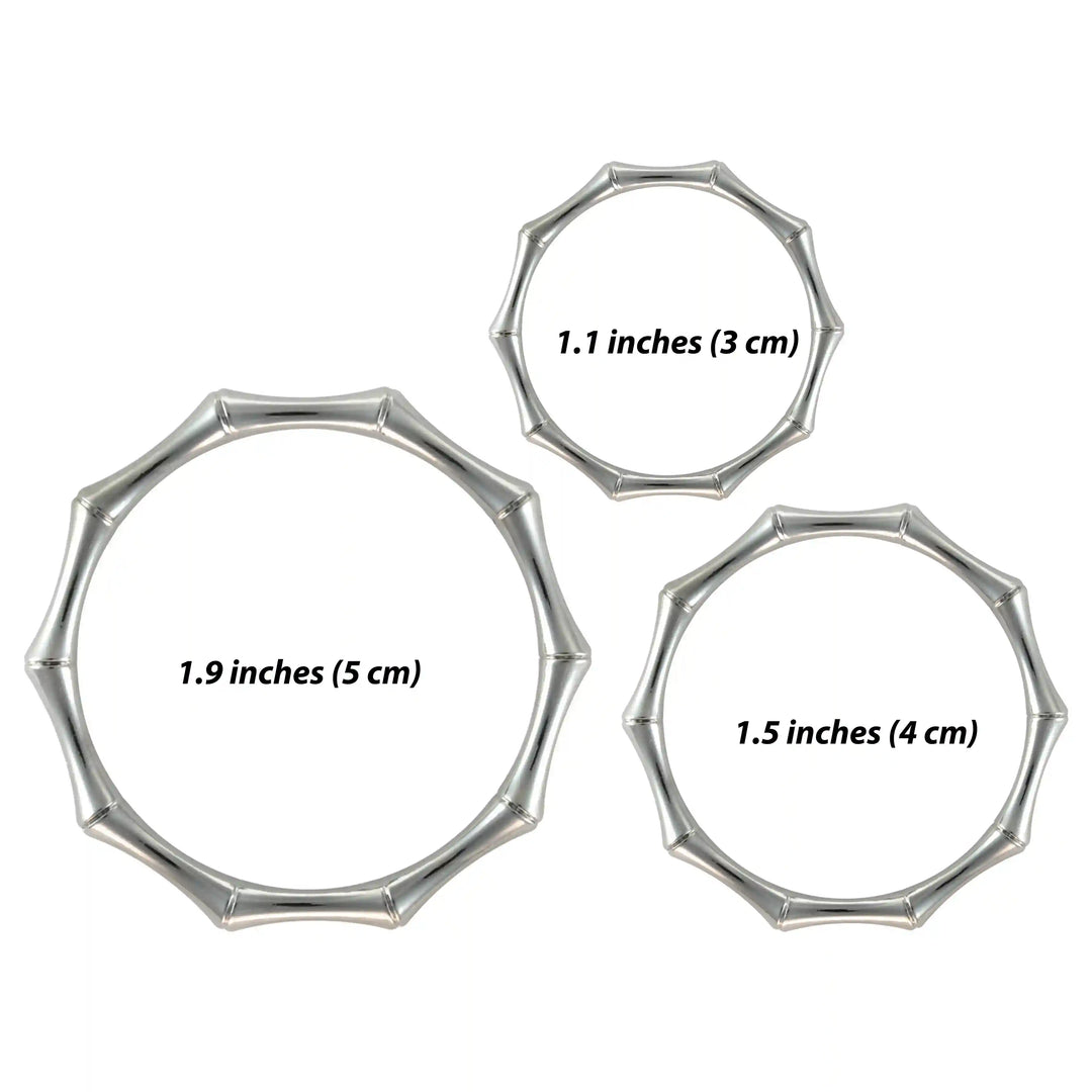 Bamboo Style Circular Buckle