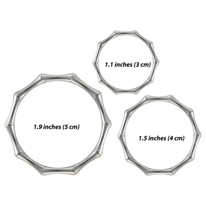 Bamboo Style Circular Buckle