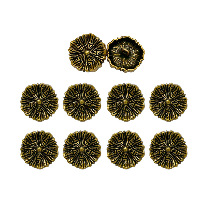 Blooming Beauty Metal Buttons