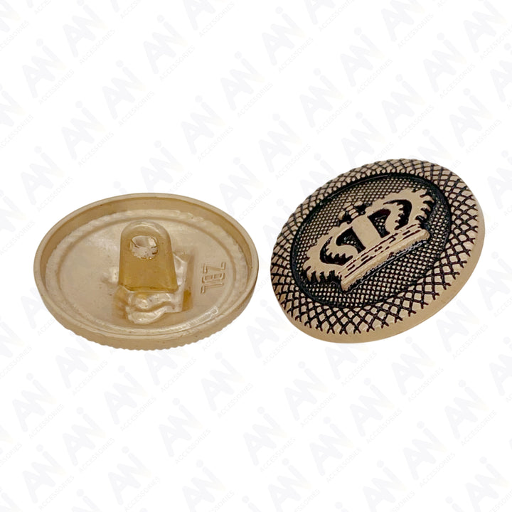 Regal Elegance Crown Buttons