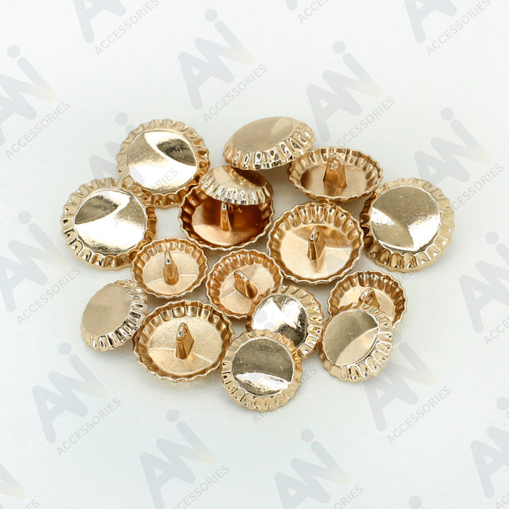 Decorative Metal Sewing Buttons for Craft Projects