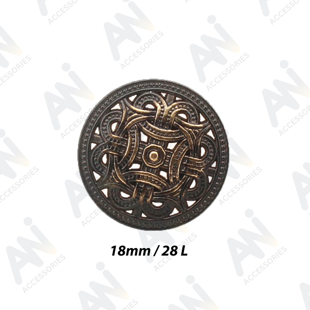 Baroque Design Metal Buttons