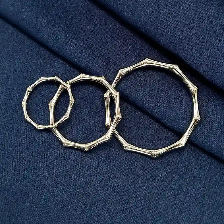 Bamboo Style Circular Buckle