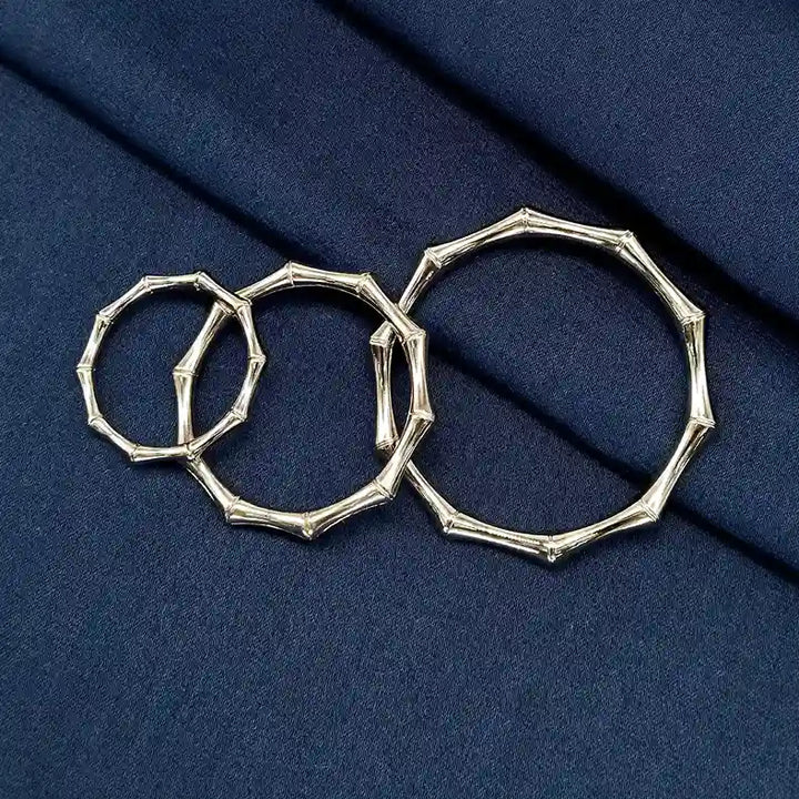 Bamboo Style Circular Buckle