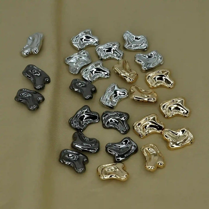 Irregular Shape Metal Buttons | 38mm, 24mm & 20mm