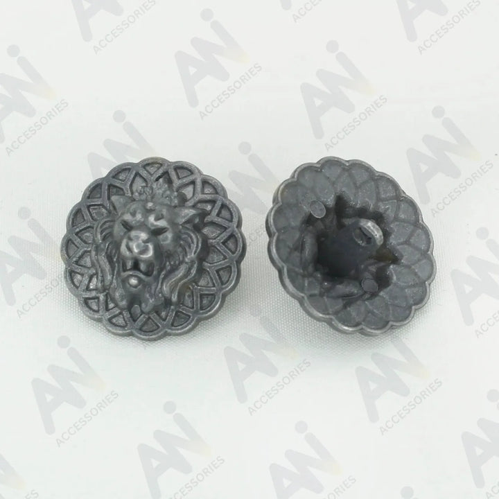 Lion Head Buttons for Clothing and Accessories | 18mm(28L) & 22mm(34L)