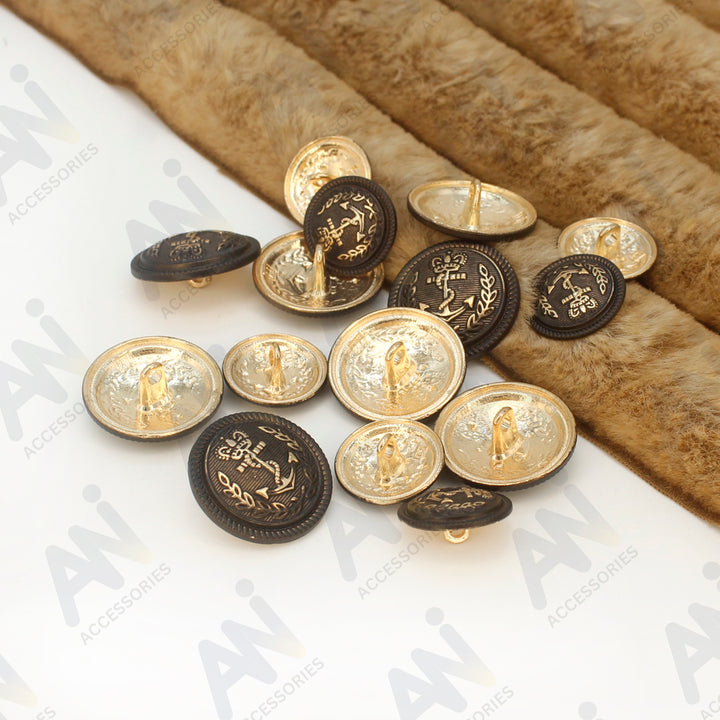 Anchor Style Metal Buttons