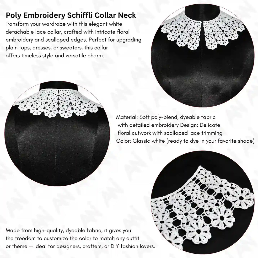 Crochet Lace Neck Collar