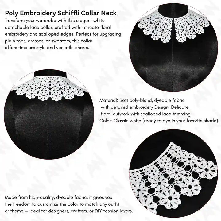 Crochet Lace Neck Collar