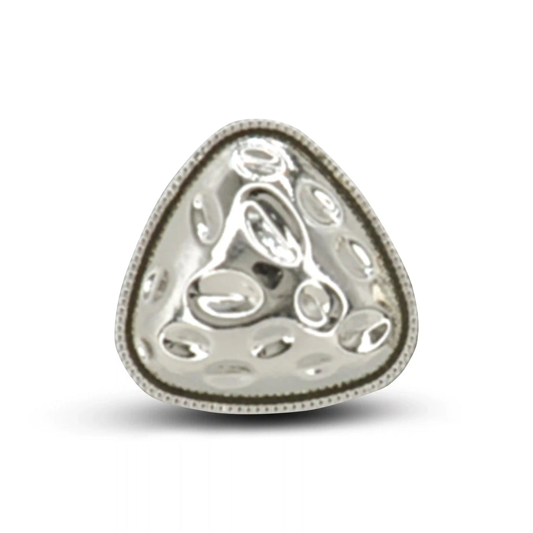 Round Triangle Hammered12mm Shirt Buttons