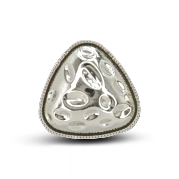 Round Triangle Hammered12mm Shirt Buttons