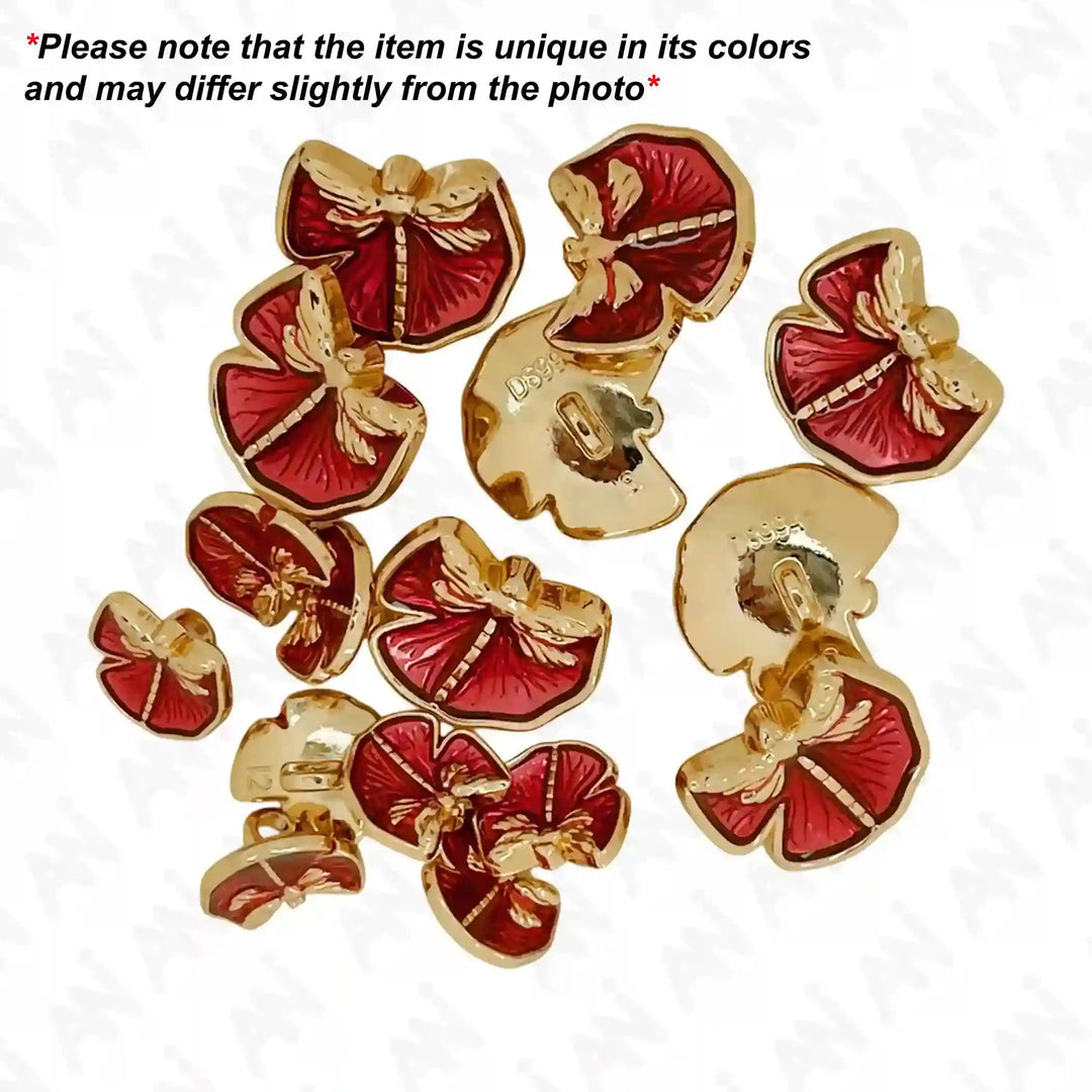 Dragon Fly Shirt Metal Buttons | 12mm & 18mm