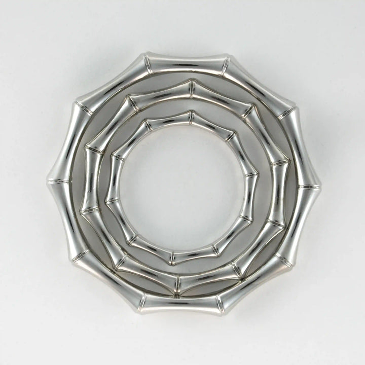 Bamboo Style Circular Buckle