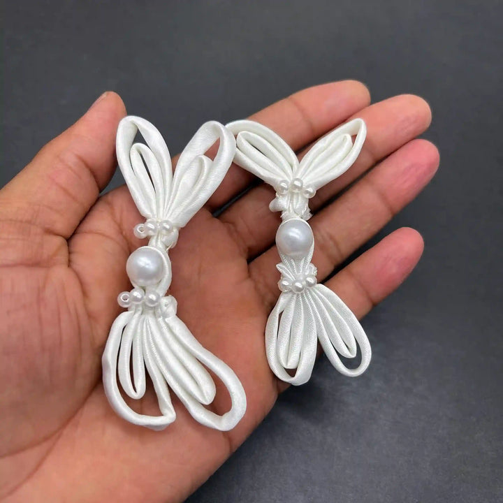 High-Gloss Liquid Ripple Frog Button