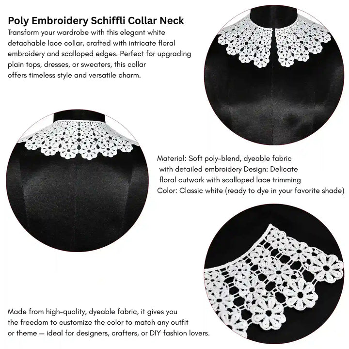 Crochet Lace Neck Collar