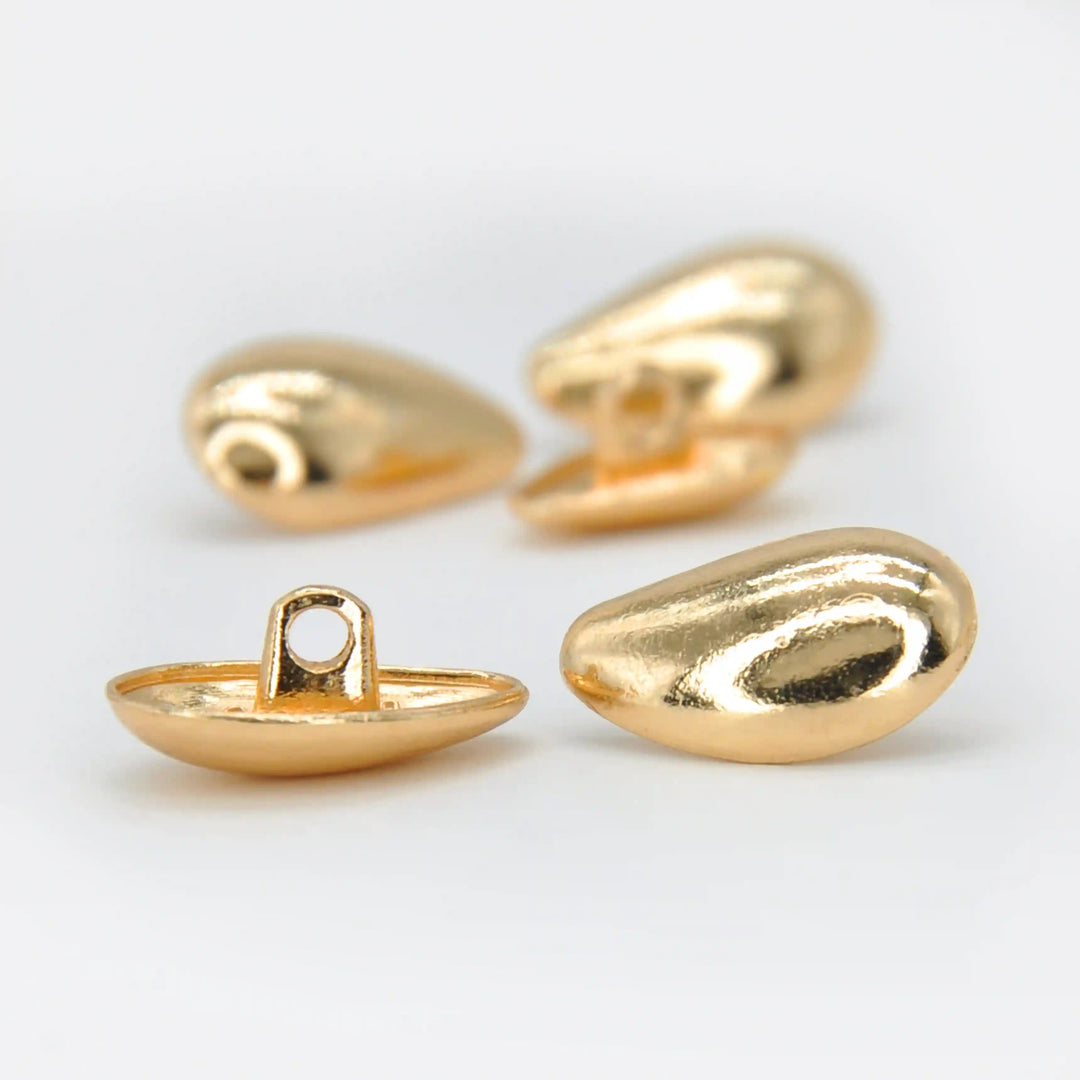 Organic Drop Metal Buttons