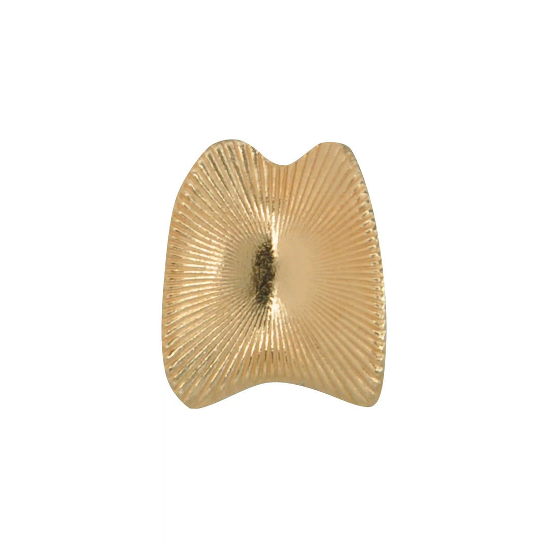 Stylized Shell Metal Button | 15mm & 24mm