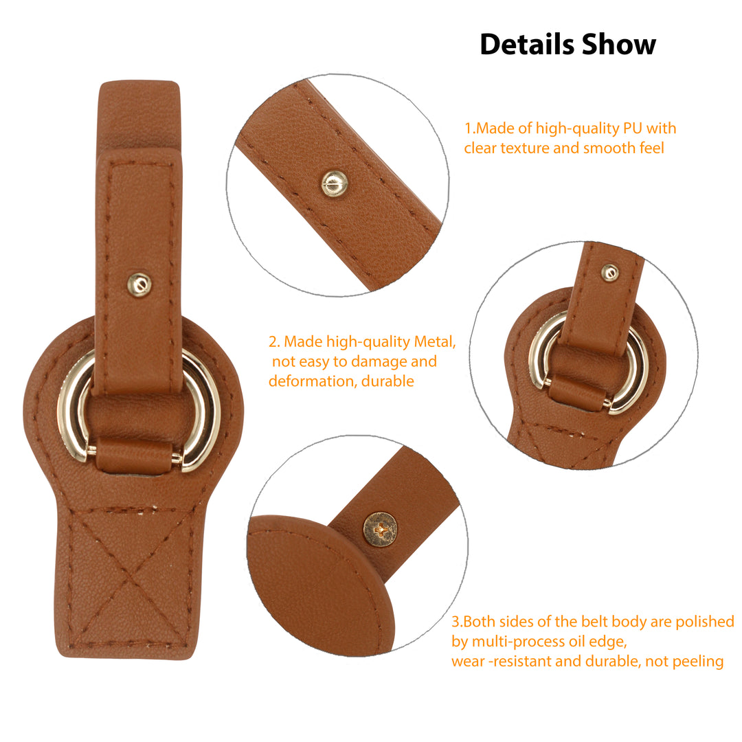 Leatherette Buckle with Ring