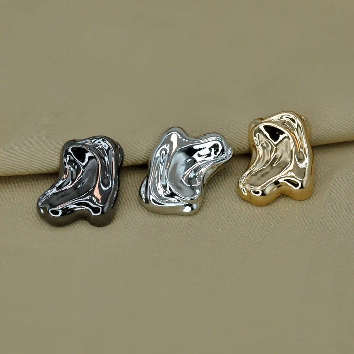 Irregular Shape Metal Buttons | 38mm, 24mm & 20mm