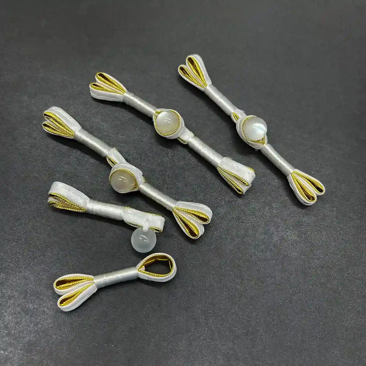 Pearl Frog Closure Buttons